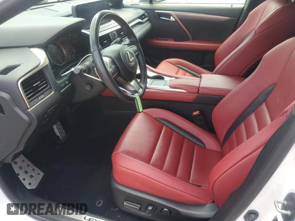 2021 Lexus RX 350 F Sport with VIN 2T2SZMDA5MC272494, listed as a Copart auction lot 66198244 with 48,703 mi miles and Salvage title. Bid and sale history available at DreamBid. Image 7.