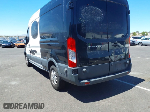 2015 Ford Transit Cargo with VIN 1FTYR2CM9FKA84495, listed as a IAAI auction lot 42653672 with 117,813 mi miles and . Bid and sale history available at DreamBid. Image 3.