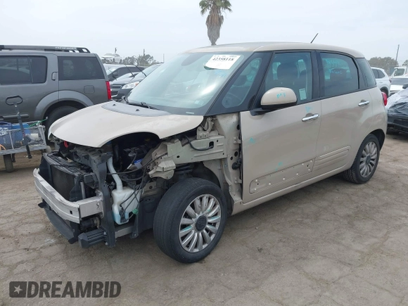 2015 FIAT 500L Easy с VIN ZFBCFABH1FZ036579, выставлен на аукционе IAAI как лот 42358118 с пробегом 116 135 миль миль и . История ставок и продаж доступна на DreamBid. Изображение 2.