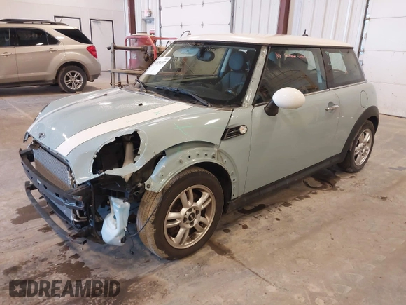 2013 MINI Cooper Hardtop with VIN WMWSU3C56DT373471, listed as a IAAI auction lot 41851137 with 52,825 mi miles. Bid and sale history available at carsss.com. Image 2.
