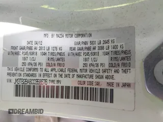 2012 Mazda CX-9 Sport с VIN JM3TB2BA8C0358676, выставлен на аукционе IAAI как лот 42531892 с пробегом 141 843 миль миль и . История ставок и продаж доступна на DreamBid. Изображение 9.