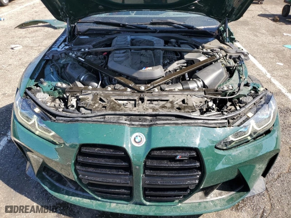 2023 BMW M3 Competition with VIN WBS33AY03PFP14557, listed as a Copart auction lot 73034224 with 10,085 mi miles and Salvage Title. Bid and sale history available at carsss.com. Image 12.