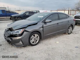 2020 Hyundai Elantra SEL with VIN 5NPD84LF1LH507935, listed as a Copart auction lot 46937555 with 40,604 mi miles and Salvage Title. Bid and sale history available at carsss.com. Image 1.
