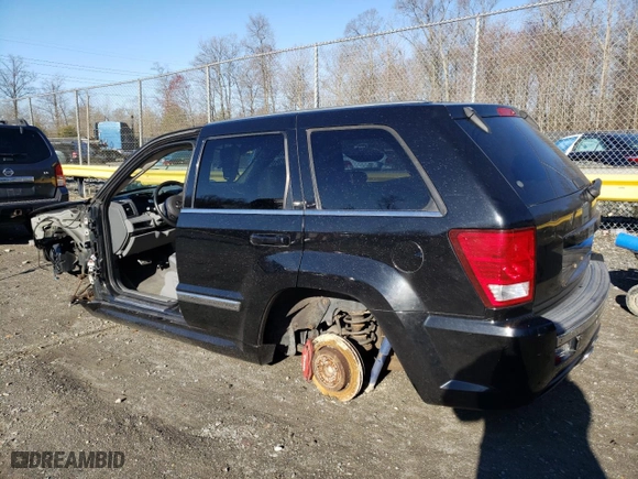 2007 Jeep Grand Cherokee SRT-8 with VIN 1J8HR78347C513091, listed as a Copart auction lot 49624845 with 0 mi miles and Salvage Title. Bid and sale history available at carsss.com. Image 2.
