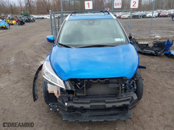 2021 Nissan Kicks SV with VIN 3N1CP5CV0ML484017, listed as a IAAI auction lot 41900364 with 86,661 mi miles. Bid and sale history available at carsss.com. Image 6.