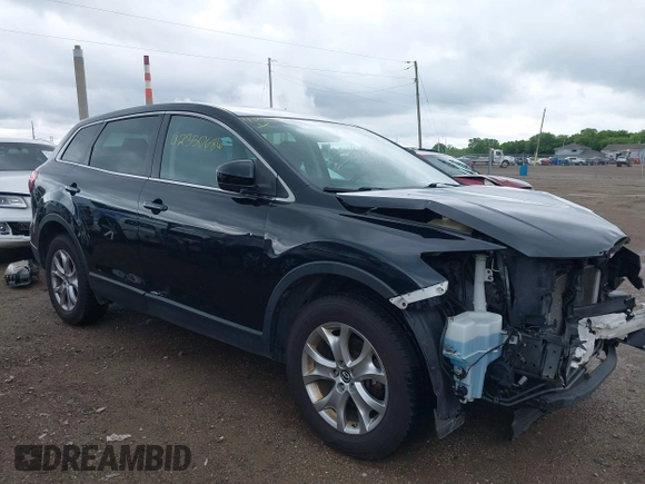 2015 Mazda CX-9 Sport with VIN JM3TB3BV1F0466070, listed as a IAAI auction lot 42350686 with 110,818 mi miles and . Bid and sale history available at DreamBid. Image 6.