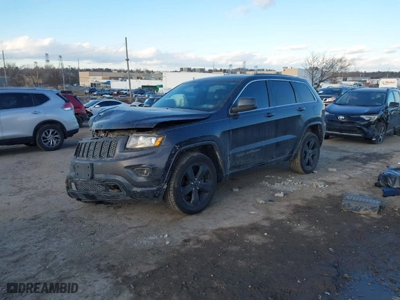 2015 Jeep Grand Cherokee Altitude with VIN 1C4RJFAG2FC631228, listed as a IAAI auction lot 41447896 with 1 mi miles. Bid and sale history available at carsss.com. Image 2.