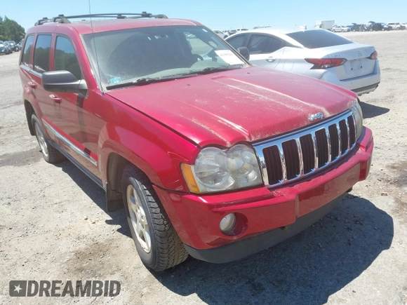 2005 Jeep Grand Cherokee Limited with VIN 1J4HR58285C730301, listed as a IAAI auction lot 42309204 with 184,344 mi miles and . Bid and sale history available at DreamBid. Image 1.