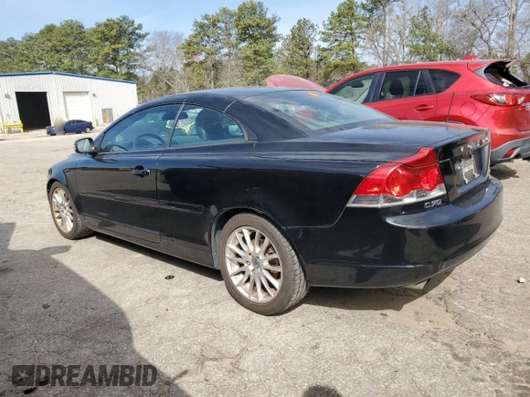 2009 Volvo C70 with VIN YV1MC67229J073388, listed as a Copart auction lot 46733025 with 77,580 mi miles and Clean Title. Bid and sale history available at carsss.com. Image 2.