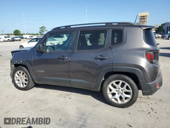 2018 Jeep Renegade Latitude with VIN ZACCJABB7JPJ43311, listed as a Copart auction lot 63396845 with 86,411 mi miles and Salvage title. Bid and sale history available at DreamBid. Image 2.