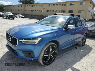 2018 Volvo XC60 R-Design with VIN LYV102RM3JB110065, listed as a Copart auction lot 49073455 with 31,695 mi miles and Salvage Title. Bid and sale history available at carsss.com. Image 1.