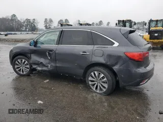 2014 Acura MDX Tech Pkg with VIN 5FRYD4H49EB045743, listed as a Copart auction lot 42409225 with 96,194 mi miles and Salvage Title. Bid and sale history available at carsss.com. Image 2.