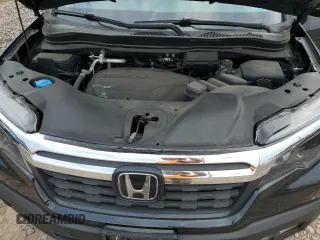 2020 Honda Ridgeline RTL with VIN 5FPYK3F57LB030174, listed as a Copart auction lot 59985415 with 43,095 mi miles and Salvage title. Bid and sale history available at DreamBid. Image 11.