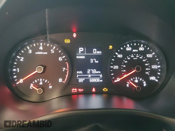 2021 Kia Rio LX with VIN 3KPA24AD8ME365594, listed as a Copart auction lot 70872864 with 68,808 mi miles and Salvage Title. Bid and sale history available at DreamBid. Image 9.
