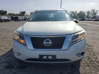2014 Nissan Pathfinder S z VIN 5N1AR2MN4EC690798, wystawiony jako Copart lot #56239325 z przebiegiem 188 131 mil mil oraz Szkoda całkowita • Salvage title. Historia ofert i sprzedaży dostępna na DreamBid. Obrazek 5.