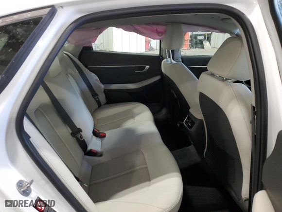 2023 Hyundai Sonata Hybrid SEL with VIN KMHL34JJXPA078014, listed as a Copart auction lot 42442455 with 17,281 mi miles and Salvage Title. Bid and sale history available at carsss.com. Image 10.