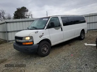 2008 Chevrolet Express Passenger z VIN 1GAHG39K081124644, wystawiony jako Copart lot #87308444 z przebiegiem 272 697 mil mil oraz Szkoda całkowita • Salvage title. Historia ofert i sprzedaży dostępna na DreamBid. Obrazek 1.