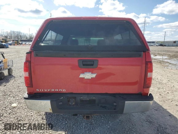2008 Chevrolet Silverado 1500 Work Truck with VIN 1GCEK14X38Z198318, listed as a Copart auction lot 52226735 with 158,959 mi miles and Salvage Title. Bid and sale history available at carsss.com. Image 6.
