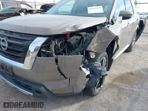 2023 Nissan Pathfinder Platinum with VIN 5N1DR3DH3PC273947, listed as a IAAI auction lot 41253438 with 13,101 mi miles and . Bid and sale history available at DreamBid. Image 6.