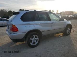 2002 BMW X5 3.0i with VIN 5UXFA53532LP56403, listed as a Copart auction lot 45882905 with 103,329 mi miles and Salvage Title. Bid and sale history available at carsss.com. Image 3.