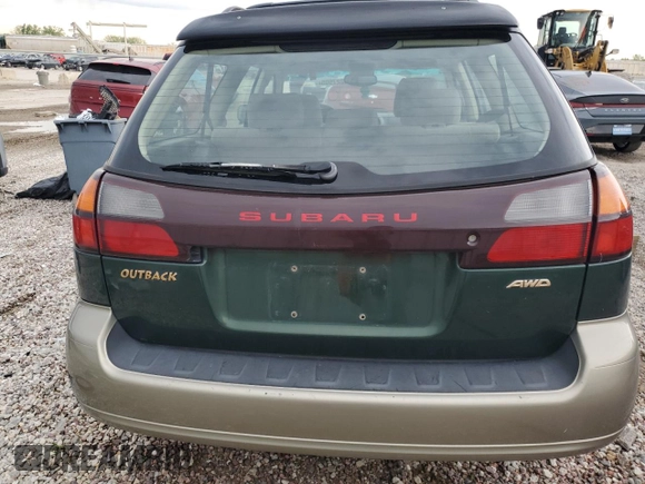 2003 Subaru Legacy Outback with VIN 4S3BH675437644747, listed as a Copart auction lot 54227905 with 199,281 mi miles and Salvage title. Bid and sale history available at DreamBid. Image 6.