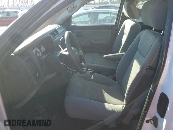 2008 Dodge Dakota ST with VIN 1D7HE22K58S526127, listed as a Copart auction lot 87046504 with 129,293 mi miles and Salvage Title. Bid and sale history available at carsss.com. Image 7.