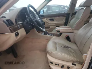 2000 BMW 7 Series 740iA with VIN WBAGG8343YDN76254, listed as a Copart auction lot 43918405 with 172,653 mi miles and Clean Title. Bid and sale history available at carsss.com. Image 7.