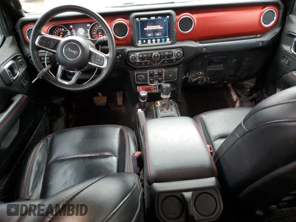 2021 Jeep Gladiator Rubicon с VIN 1C6JJTBG8ML582485, выставлен на аукционе Copart как лот 41758255 с пробегом 48 143 миль миль и Чистый • Clean title. История ставок и продаж доступна на DreamBid. Изображение 8.