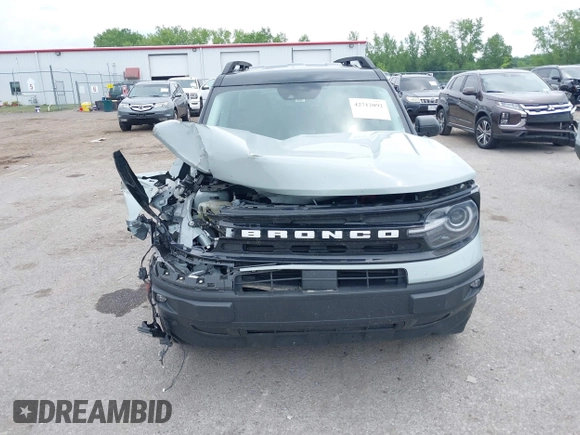 2024 Ford Bronco Sport Outer Banks with VIN 3FMCR9C69RRE43375, listed as a IAAI auction lot 42712092 with 17,827 mi miles and . Bid and sale history available at DreamBid. Image 12.