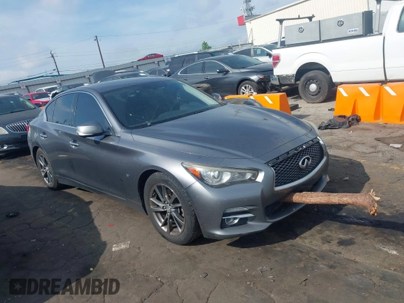 2014 Infiniti Q50 Premium with VIN JN1BV7AP2EM688259, listed as a IAAI auction lot 42149158 with 252,078 mi miles and . Bid and sale history available at DreamBid. Image 1.