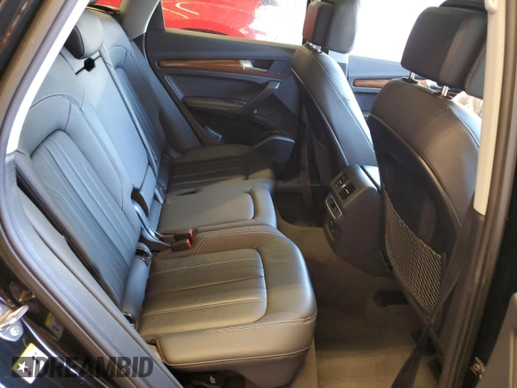 2023 Audi Q5 Premium Plus with VIN WA1BBAFY6P2047225, listed as a Copart auction lot 55093445 with 35,998 mi miles and Salvage title. Bid and sale history available at DreamBid. Image 11.