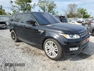 2017 Land Rover Range Rover Sport HSE with VIN SALWR2FV6HA161739, listed as a Copart auction lot 53422235 with 55,983 mi miles and Salvage Title. Bid and sale history available at carsss.com. Image 4.