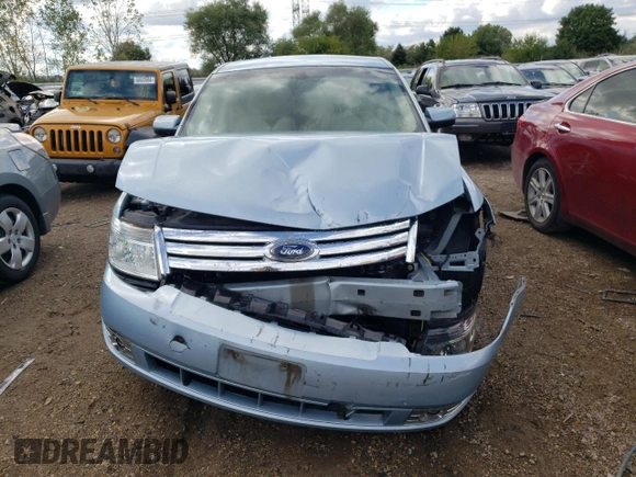 2008 Ford Taurus SEL with VIN 1FAHP24W98G126522, listed as a Copart auction lot 69154734 with 0 mi miles and Salvage Title. Bid and sale history available at carsss.com. Image 5.