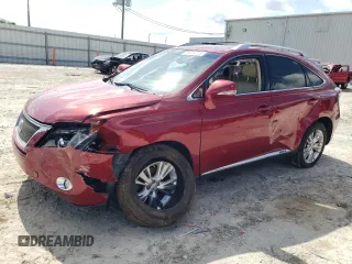 2012 Lexus RX 450h with VIN JTJBC1BA3C2049887, listed as a Copart auction lot 56978415 with 162,626 mi miles and Salvage title. Bid and sale history available at DreamBid. Image 1.