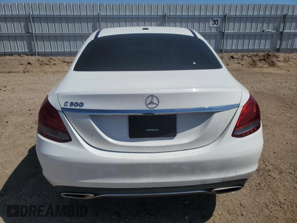 2018 Mercedes-Benz C 300 with VIN 55SWF4JB9JU280079, listed as a Copart auction lot 50749315 with Not Provided miles and Salvage Title. Bid and sale history available at DreamBid. Image 6.