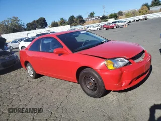 2003 Honda Civic LX with VIN 1HGEM21513L052399, listed as a Copart auction lot 77002124 with 158,029 mi miles and Salvage Title. Bid and sale history available at DreamBid. Image 4.