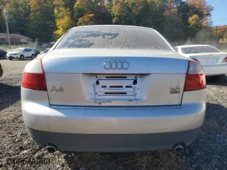 2002 Audi A4 3.0L with VIN WAULT68E22A111344, listed as a Copart auction lot 76716774 with 195,583 mi miles and Salvage Title. Bid and sale history available at carsss.com. Image 6.