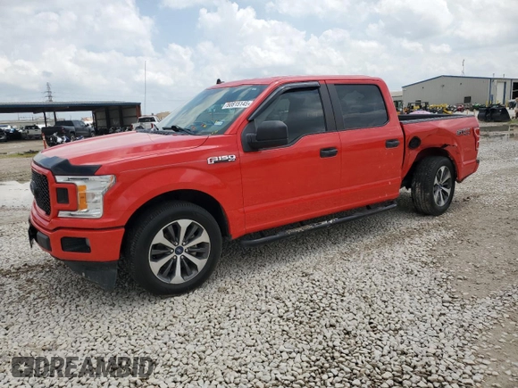 2020 Ford F-150 XL with VIN 1FTEW1CP9LKD74103, listed as a Copart auction lot 50815145 with 53,915 mi miles and Salvage Title. Bid and sale history available at carsss.com. Image 1.