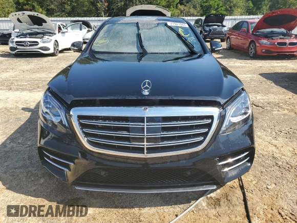 2020 Mercedes-Benz S-Class S 560 with VIN WDDUG8DB3LA518292, listed as a Copart auction lot 71921084 with 0 mi miles and Salvage Title. Bid and sale history available at carsss.com. Image 5.