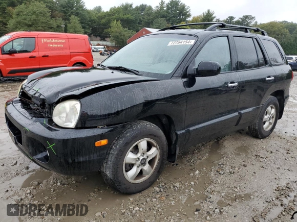 2006 Hyundai Santa Fe GLS with VIN KM8SC13E46U039698, listed as a Copart auction lot 72784154 with 154,107 mi miles and Non Repairable. Bid and sale history available at carsss.com. Image 1.