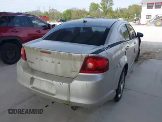2012 Dodge Avenger SXT with VIN 1C3CDZCB2CN195212, listed as a IAAI auction lot 41374232 with 107,973 mi miles and . Bid and sale history available at DreamBid. Image 4.