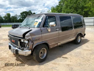1993 GMC Vandura z VIN 1GDEG25KXPF515257, wystawiony jako Copart lot #56179665 z przebiegiem 308 324 mil mil oraz Szkody całkowita. Historia ofert i sprzedaży dostępna na DreamBid. Obrazek 1.