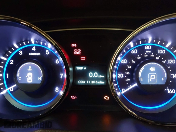 2013 Hyundai Sonata GLS with VIN 5NPEB4AC4DH538273, listed as a IAAI auction lot 41955556 with 111,015 mi miles and . Bid and sale history available at DreamBid. Image 7.