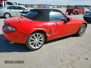 2006 Mazda MX-5 Miata Grand Touring with VIN JM1NC25F860107442, listed as a Copart auction lot 47241795 with 144,661 mi miles and Salvage title. Bid and sale history available at DreamBid. Image 3.