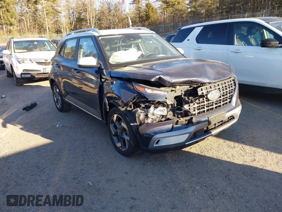 2022 Hyundai Venue Limited with VIN KMHRC8A36NU169697, listed as a IAAI auction lot 41279162 with 23,542 mi miles and . Bid and sale history available at DreamBid. Image 1.