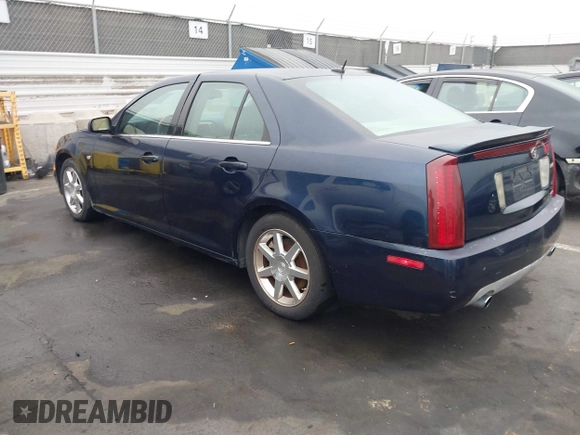 2005 Cadillac STS with VIN 1G6DW677X50123837, listed as a IAAI auction lot 41518108 with 167,385 mi miles. Bid and sale history available at carsss.com. Image 3.