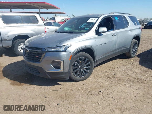 2023 Chevrolet Traverse RS with VIN 1GNERJKW7PJ234456, listed as a IAAI auction lot 42131904 with 21,807 mi miles. Bid and sale history available at carsss.com. Image 17.