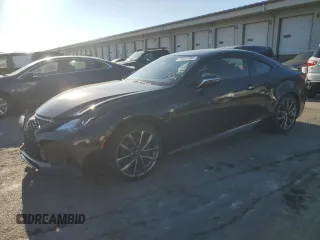 2020 Lexus RC with VIN JTHGZ5DCXL5010031, listed as a Copart auction lot 76501594 with 23,627 mi miles and Salvage Title. Bid and sale history available at carsss.com. Image 1.