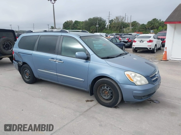2007 Hyundai Entourage GLS z VIN KNDMC233976027957, wystawiony jako IAAI lot #41560350 z przebiegiem 188 483 mil mil oraz . Historia ofert i sprzedaży dostępna na DreamBid. Obrazek 1.