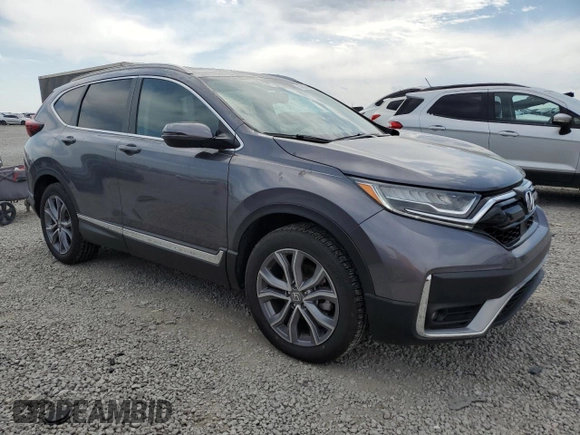 2020 Honda CR-V Touring with VIN 7FARW2H96LE020025, listed as a Copart auction lot 53718965 with 37,906 mi miles and Salvage title. Bid and sale history available at DreamBid. Image 4.